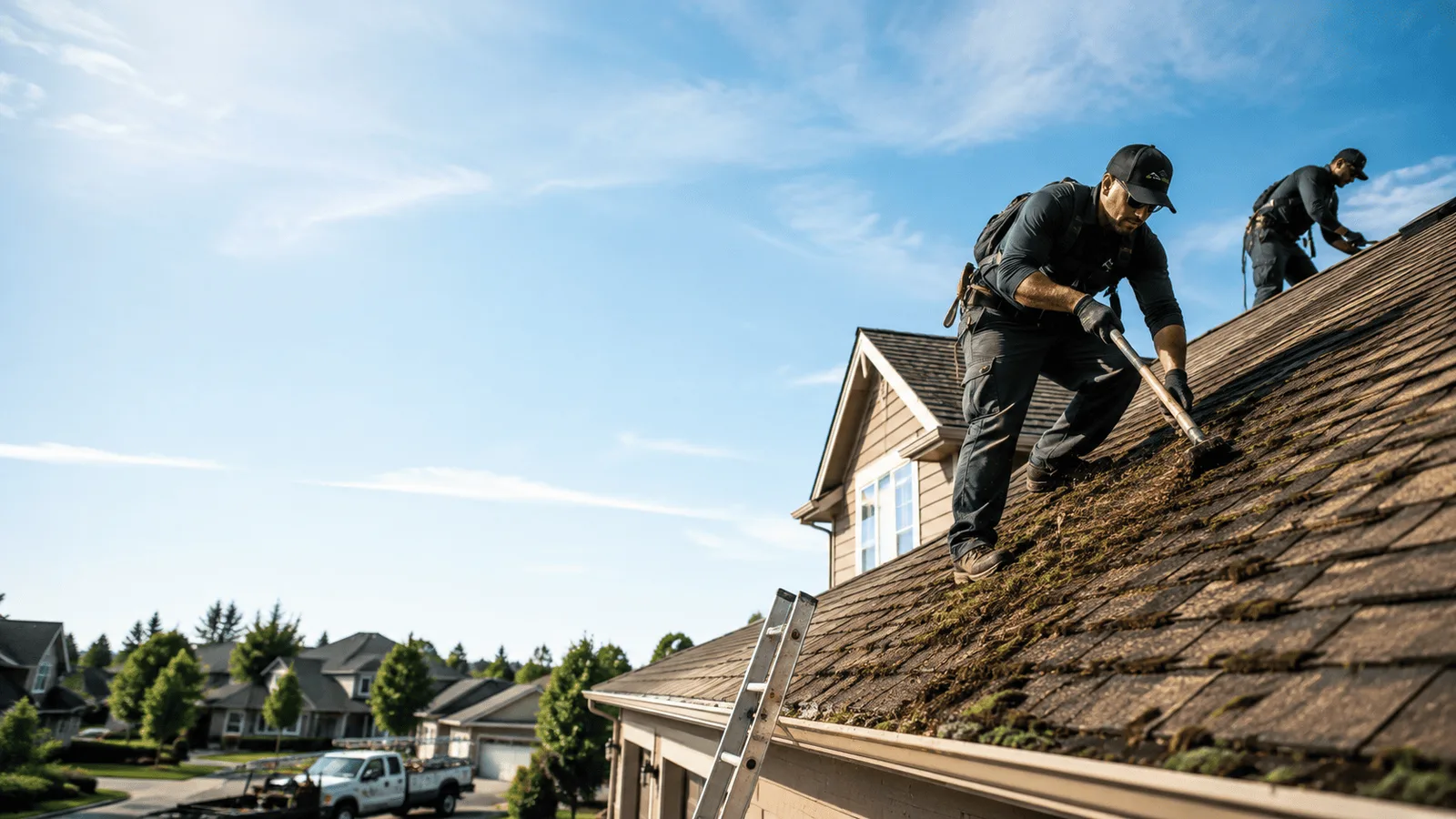 Roof Moss Removal in Hightstown, NJ near me